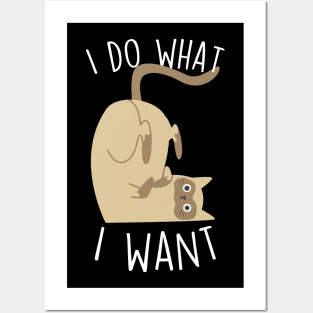 Siamese Cat What I Want Posters and Art